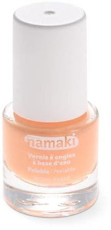 Namaki Bio Nagellack für Kinder | auf Wasserbasis | abziehbarer Nagellack | Peel Off Formel | Schnelltrocknend | Farbe 29 - Pfirsich | 7,5ml