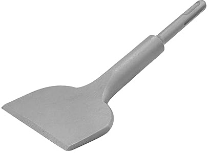 Starnearby Burin SDS Plus Burin Plat pour Carreleur Outil de Burin pour Perceuse à Percussion électrique Burin en Carbure Incurvé de 75/100 mm de Large pour Carrelage, Vieux Plâtre, Mur, Béton