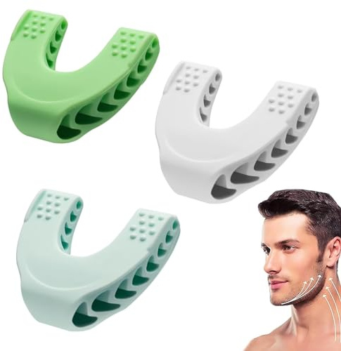 Bogoro 3-steg Jaw Exerciser, Käke Tränare, Jaw Line Muskeltränare för män och kvinnor