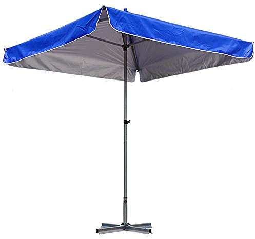 Großer Kommerzieller Standschirm Mit Sockel, Tragbarer Sonnenschirm Für Den Außenbereich, Effektiver Sonnenschutz Und Regenfester Schatten, Zusammenklappbarer Gartensonnenschirm, Höhenverstellbar (R