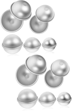 STOBOK 10paare Teiliges Von Metallformen Für Badebomben Hochwertige Einfach Zu Reinigen Für Kreative Projekte Mit Kindern Für Zuhause Bäckereien Und Cake Shops