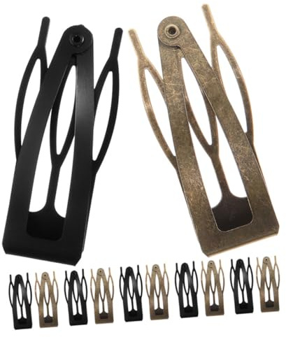 PACKOVE 12 Pièces Lot De Barrettes Fer Pour Cheveux Pinces à Cheveux à Pression Pour Petites Filles Compacts