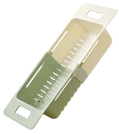 Cestello scolapasta flessibile per lavello da cucina, design espandibile per scolare e asciugare e conservare in lavastoviglie, lavabile in lavastoviglie, lavabo per frutta e cucina flessibile