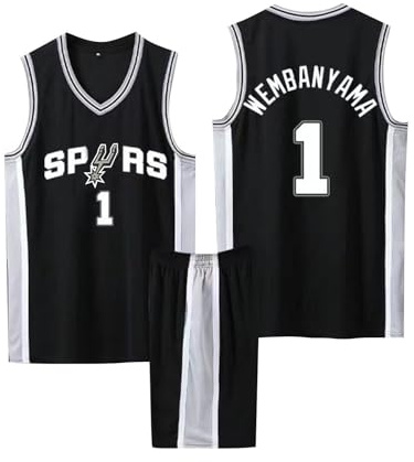 WEOPLKIN Magliette da Basket per Bambini e Ragazzi, Set Abbigliamento per Allenamento da Uomo, Ideale per Partite & Tempo Libero