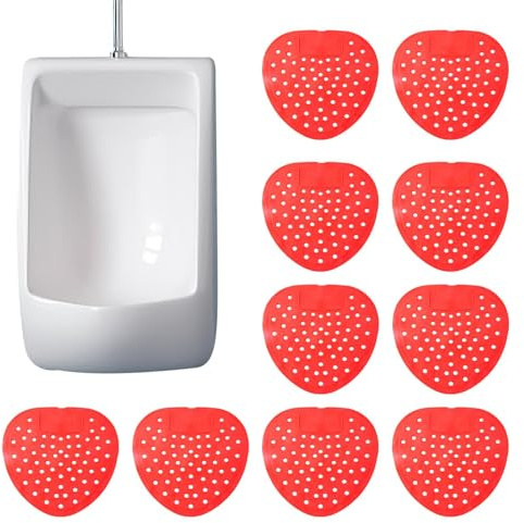 Urinal Deodorizer - Mats for Evaluation | 10PCS Eco Friendly Filter with Resilient Scents Sleek & Air Freshener for Hotels, Home and Professional Toilets Restroom Bathroom Utility