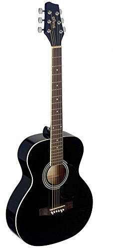 Stagg Akkustikgitarre Auditorium, akustisch (Auditorium Acoustic) Volle Größe Schwarz