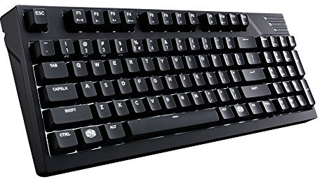 Cooler Master Masterkeys Pro L bianco LED meccanico Gaming Keyboard Earthen Medium (TenKey)