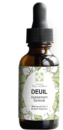 Conseil fleur de Bach®- Fleur de Bach Deuil - Véritable soutien pour faire face à votre peine inconsolable- Flacon de 30 ML, lot de 2