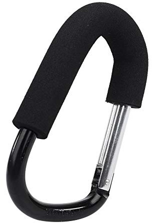 Ganchos Para Silla De Ruedas Cochecito De Bebé, Bolsa De La Compra, Mosquetón Para Pañales, Accesorios (14 X 8 Cm)