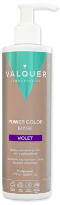 Valquer Power Color, Mask för färgat hår, vegansk, sulfatfri, 275 ml, Färgförstärkare