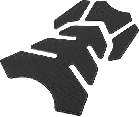 F FIERCE CYCLE Motorcycle Fuel Tank Protector 3D PVC Rubber Pad Black