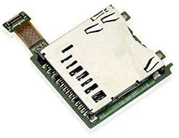Lettore di schede di memoria SD Slot vassoio con scheda PCB Flex Cavo di ricambio compatibile con Nintendo 3DS (2 pezzi)