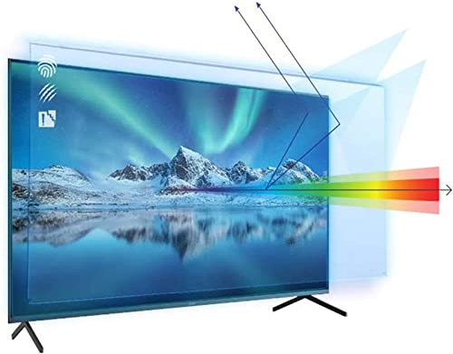 KELUNIS Anti-Éblouissant Givré Protecteur D'écran De Télévision, Film Filtre Anti-Lumière Bleue Extrêmement Clair Soulager La Fatigue Oculaire pour TV HD LCD, LED, OLED Et QLED 4K,42(917 * 516)