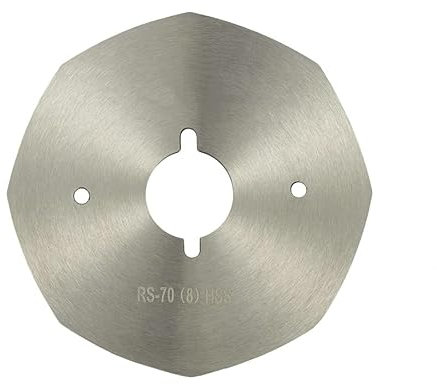 2 pezzi lama in acciaio legato lame per seghe circolari dischi taglierina macchina per taglio tessuto lama sarto lama di taglio utensile manuale fai da te (2PCS/70X16.5X1MM)