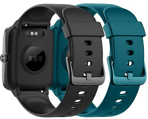 Harikiri Bracelet Compatible avec Veryfitpro ID205L,19mm Bracelet Montre Connectée pour Yamay fitness,GRV,Willful,Popglory,Blackview,UMIDIGI,ID205S ID205G ID215G ID216 SW020 SW023 WF021 WF025 Uwatch3