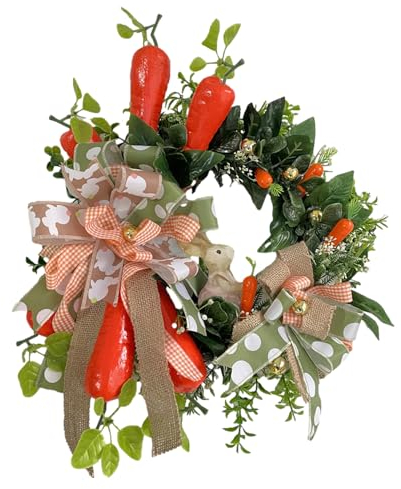 Osterkranz, Frühlingskranz für Haustür mit Osterdekorationen, Osterkranz Frühling Ostern mit Eiern, Frühlingskranz für Wand, Fenster, Zimmer Zuhause