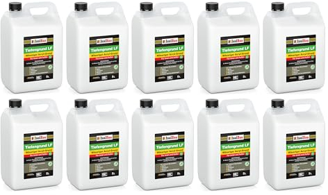 Isolbau Tiefengrund LF - 50 L Wässriger Acryl-Grund für Innen & Außen - Tiefgrund für professionelle Grundierung