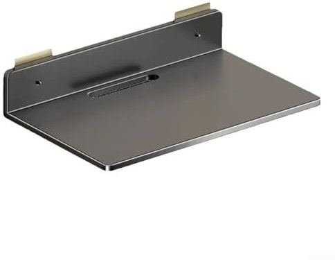 Jayruit Schwebendes TV-Regal, Projektorregal, geeignet für Router, Projektoren, DVD-Player, TV-Set-Top-Boxen und andere Geräte, bohrfreier Projektorständer, wandmontiertes Stützregal (S)
