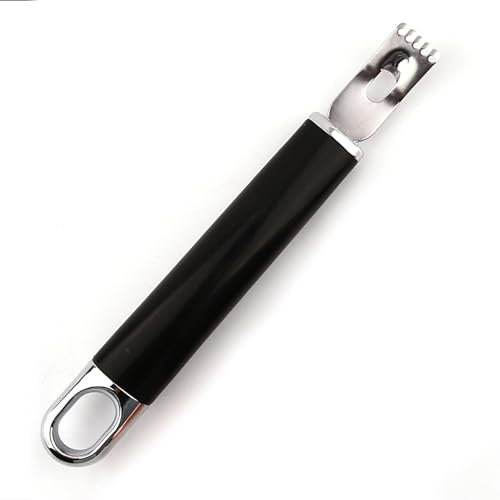 Volumoon Pelador de Ralladura de Limón y Cítricos de Naranja, Acero Inoxidable, Herramienta Profesional para Cocina, Bar, Cócteles de Ginebra