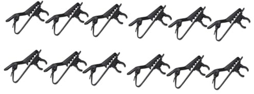 Parliky 20stücke Mini Lavalier Mikrofon Clips Mikrofon Halterungen Für Sprachaufnahmen Videokonferenzen Und Bühnenauftritte Schwarz Robustem