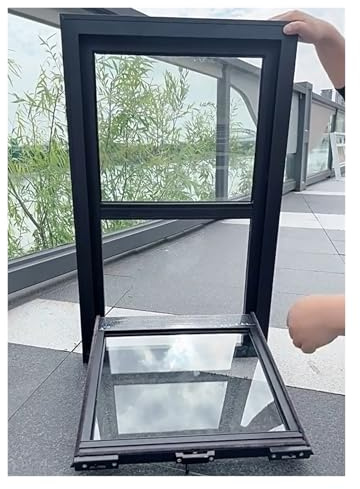 LZMZMQ Chicken Coop Ventilation Window with Screens, Flush Mount Shed Window - House Windows Replacement Vertical, for Barns Garages Playhouses Basements Old Cellar, Custom Size(60x68cm/24x27in)