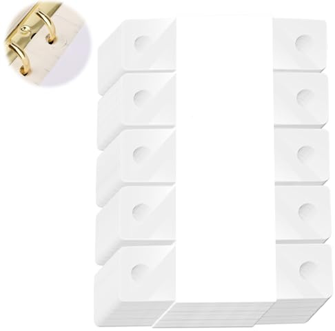 BOXOB 300 Piezas Adhesivos Resistentes para Carpetas de Anillas, Refuerzos Transparentes Agujeros Etiquetas Autoadhesivas para Documentos Carpeta Factura Papel Postales Fotos
