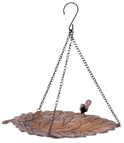 Bath Bath - Birds For Birds à suspendre pour oiseaux sauvages en plein air | Bol pour colibri avec jardin Flamme A Cortile Terrace | Colibrì Plateau pour oiseaux sauvages Mangiat