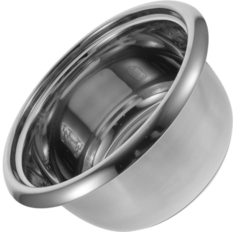UKCOCO Cuiseur Riz Cuve INOX 4l en Acier Inoxydable, Doublure de Remplacement pour Cuiseur à Riz, Transfert de Chaleur Cuisine