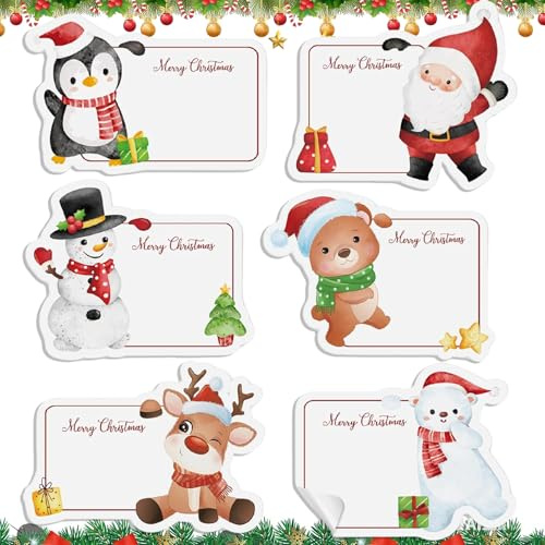 240 Stück Haftnotizen Weihnachten,Haftnotizen Klebezettel Weihnachten,Weihnachtliche Haftnotize,Sticky Notes,notizblock weihnachten,Weihnachtsnotizen für Schule Weihnachtsgeschenke Kleinigkeiten