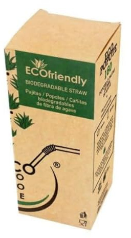 Cannucce Bio Ecopopote Agave 15cm x 160 pz.