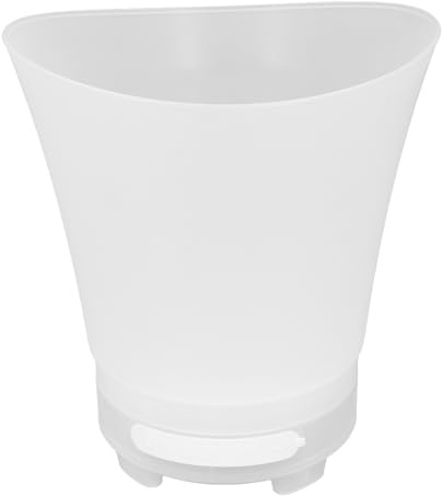 SEAFRONT Seau à Glace LED dégradé coloré, Refroidisseur de Bière et de Vin D'extérieur avec Haut-parleur Bluetooth, 4 Modes D'éclairage