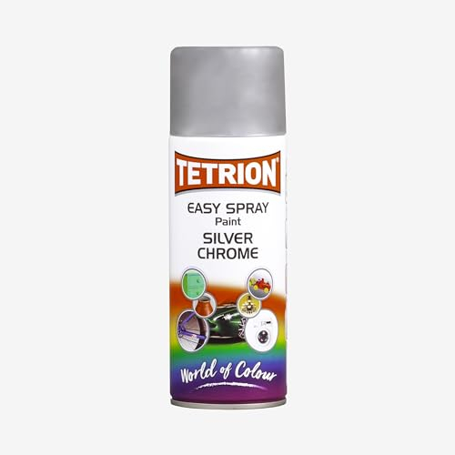 Tetrion Silver Chrome Easy Spray Paint 400ml