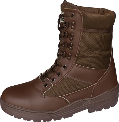Savage Island Combat Boots Patrol brunt arméläder 39