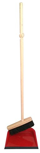 WFG Stehkehrgarnitur Faule Grete Color + passendem Aufkehrset (XL, Rot)
