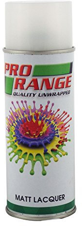 Pro Range High Performance 1K Matt Lacquer 400ml Aerosol For Smart Repairs Giving An Outstanding Finish UV & Petrol Resistant Fast Drying Excellent Flow Ease Of Application