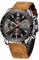 BENYAR Uhren Herren Analog Quarz Chronograph Herrenuhren 30M Wasserdicht Leuchtende Datum Braun Lederband Armbanduhr Lässig Business-Kleid Uhren Elegantes Geschenk fur Männer