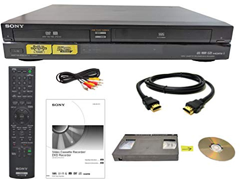 Sony Combo de VHS a grabadora de DVD VCR con control remoto, HDMI