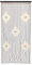 JVL Tuscany Hanging Diamond Wooden Beaded Door Curtain Screen, 90cm x 180 cm, Multi, 90 x 180cm approx