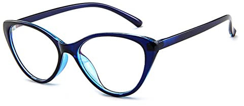 RICCIE Women's retro cat-eye progressive multifocal photochromic presbyopia glasses, HD aspheric resin lens reader diopter +1.0 to +3.0,03,+2.5