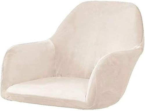 WWQQKJ Stuhlbezug Büro Esszimmer Küche Modern 1/2/4 Stück Stuhlbezug Samt Stuhlhussen mit Armlehnen Stretch Universal Stuhlbezug Sessel(A,4pcs)