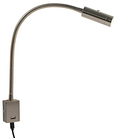 VBLED LED Wandleuchte-3W - 40cm Schwanenhals - DIMMBAR mit trafo
