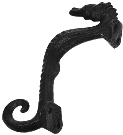 Homoyoyo Seepferdchen-Griff aus Gusseisen Schrankgriffe Türknauf mit Tiermotiv schranktür griff Kreativer Möbelgriff Dekor Schublade zieht Schranktürgriffe Schubladengriff nordisch Metall