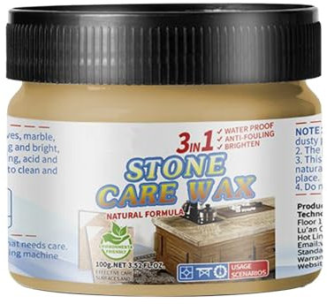 Kit De Pulido De Granito,Kit De Pulido De Piedra - De Acabado Para Mármol Granito - Limpiador Diario, Para El Cuidado Del Pulido De Piedras Para Cocina, Encimeras De Baño, Protección De Este