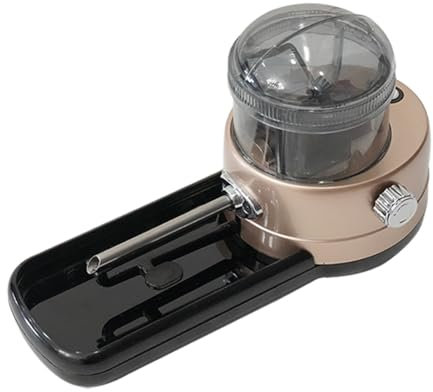 VDLLQYN, Máquina automática eléctrica for Liar Cigarrillos, minimáquina portátil for llenar Tabaco ，Enrollador eléctrico de Cigarrillos(Gold,8/6.5mm)
