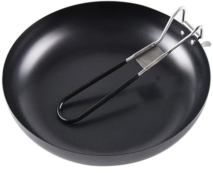Outdoors Folding Pan – Multi-Function Camping Pan Camping Skillet | Lightweight Folding Frying with Handle, Compact Cookware Pot Cooking Tool for Kitchen, Outdoor Hiking Travel Backpacking