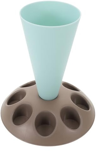 OUNONA Piping Bag Storage Holder Cake Icing Bag Stand Blue Baking Tool Organizer Nozzle Rack for Pastry Decoration