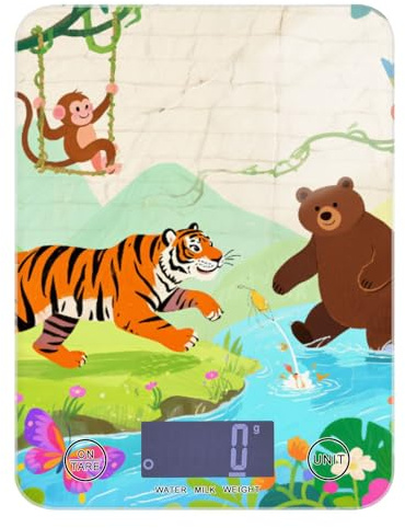 1 (494) Bilancia per alimenti per la produzione di sapone piccola da 5 kg/5 g, bilancia accurata da cucina con 4 unità per cucinare dieta cottura báscula para pesar comida