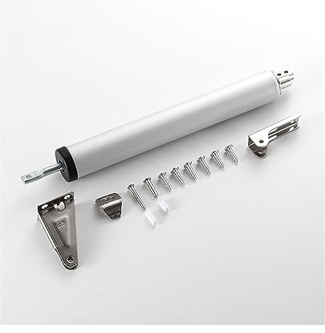 Kit chiudiporta automatico idraulico, silenzioso, per uso domestico, posizionamento a 90°, ideale per vialetti e mobili, design di facile installazione