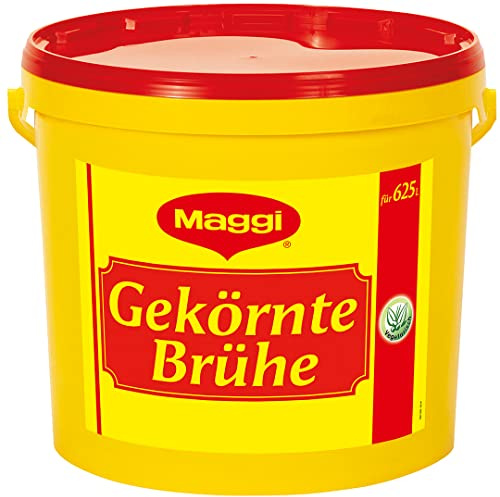Maggi Gekörnte Brühe, Vegetarisch, sofort lösliche Brühe mit aromatischem Geschmack, 1er Pack (1 x 10kg Eimer)