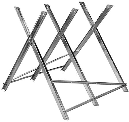 Haushalt International Sägebock aus Metall, bis 150 kg, maximale Stammdicke: ca. ø30cm